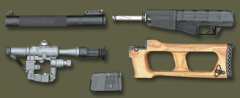 Основные узлы ВСС «Винторез»