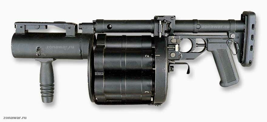 увеличить изображение Револьверный гранатомет 6Г30
