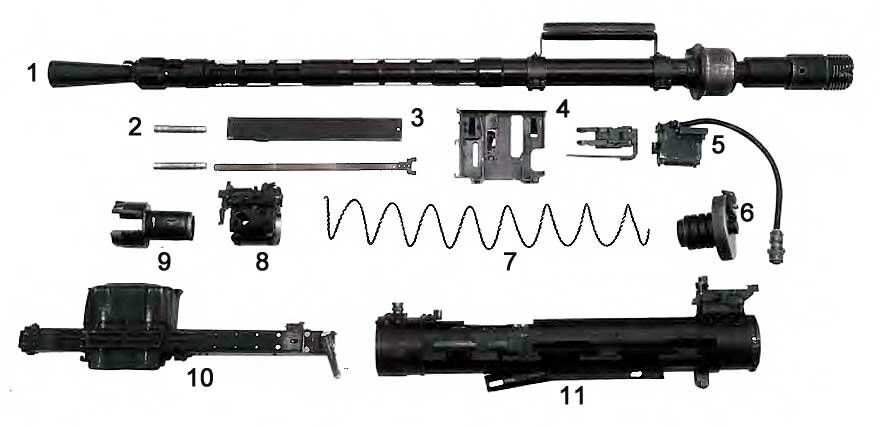увеличить изображение Пулемет КПВТ в неполной разборке